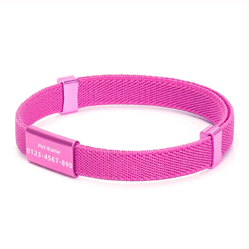 Macskanyakörv fulladásgátlóval, veszteséggátló macskamárkával, rugalmas, könnyű biztonsági macskanyakörv cicacímkézéshez