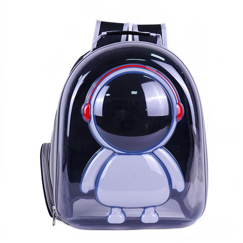 Macskatáska Hordozható Kimenő Lélegző Hátizsák Kutya Hátizsák Űrkapszula Kisállat Űrhajós Egyszerű Nagy Kapacitású Macskatáska