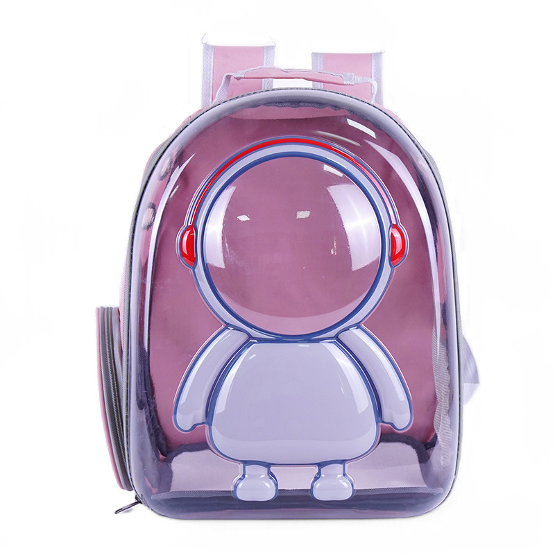 Macskatáska Hordozható Kimenő Lélegző Hátizsák Kutya Hátizsák Űrkapszula Kisállat Űrhajós Egyszerű Nagy Kapacitású Macskatáska