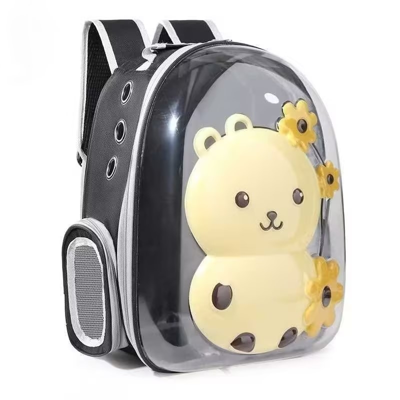 Macskatáska Hordozható Kimenő Lélegző Hátizsák Kutya Hátizsák Űrkapszula Kisállat Űrhajós Egyszerű Nagy Kapacitású Macskatáska