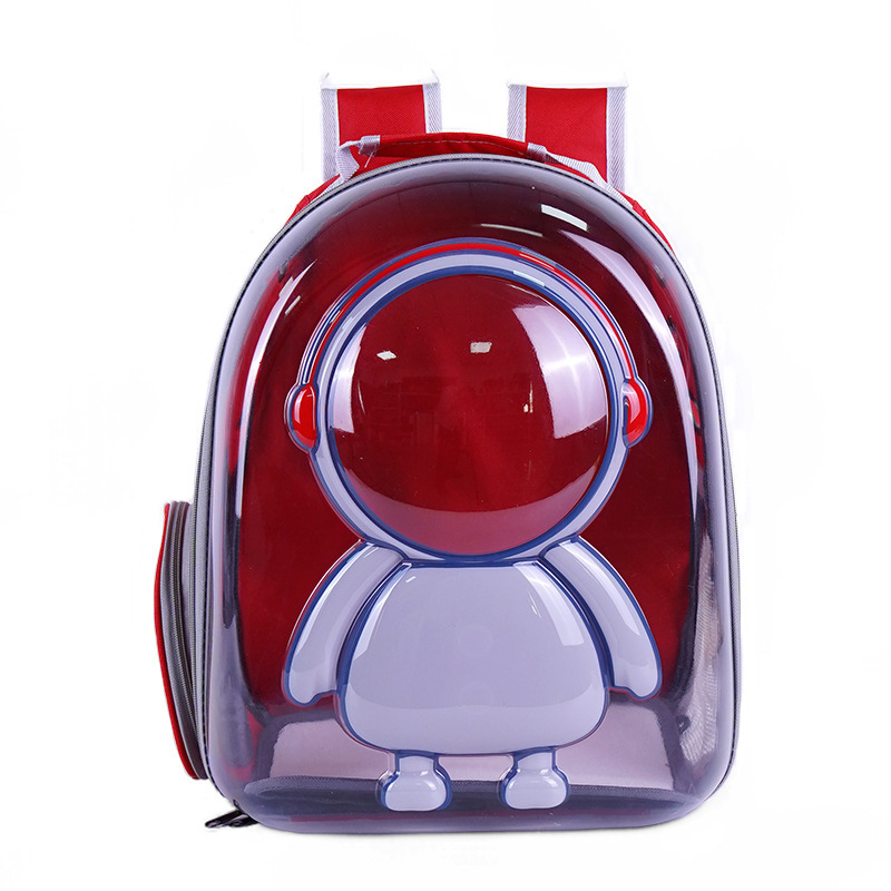 Macskatáska Hordozható Kimenő Lélegző Hátizsák Kutya Hátizsák Űrkapszula Kisállat Űrhajós Egyszerű Nagy Kapacitású Macskatáska