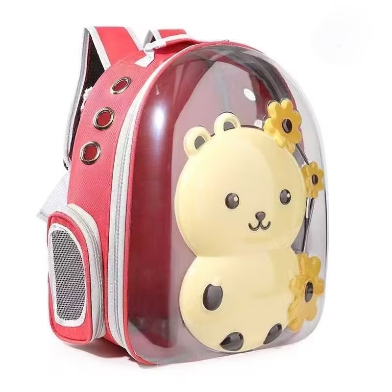 Macskatáska Hordozható Kimenő Lélegző Hátizsák Kutya Hátizsák Űrkapszula Kisállat Űrhajós Egyszerű Nagy Kapacitású Macskatáska