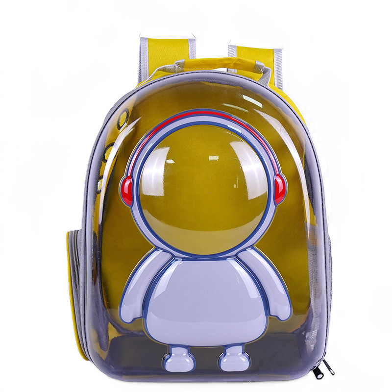 Macskatáska Hordozható Kimenő Lélegző Hátizsák Kutya Hátizsák Űrkapszula Kisállat Űrhajós Egyszerű Nagy Kapacitású Macskatáska