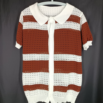 Δημοφιλές αμερικανικό μοντέρνο ανδρικό μάλλινο πουκάμισο για νέους, μοντέρνο ανδρικό πουκάμισο με κοντό μανίκι και ασορτί χρώμα.