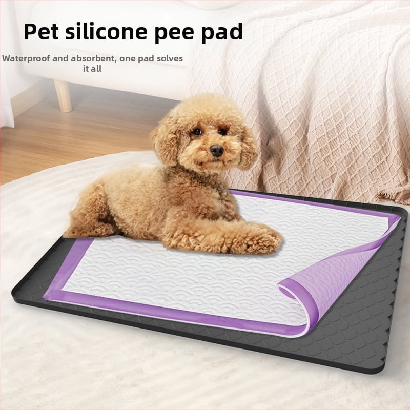 Tampoane din silicon pentru urina animalelor de companie, tampoane pentru urina câinilor, scutece pentru pisici și câini, tampoane pentru așternut pentru pisici, tampoane pliabile din silicon pentru caca și urina, en-gros