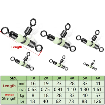 Öine kalapüük Ameerika kolmiknärvi helendav pöördevastane pealiini alamliini mähisega T-riba helendav helmes 8-rõngaga hargnemisühendus