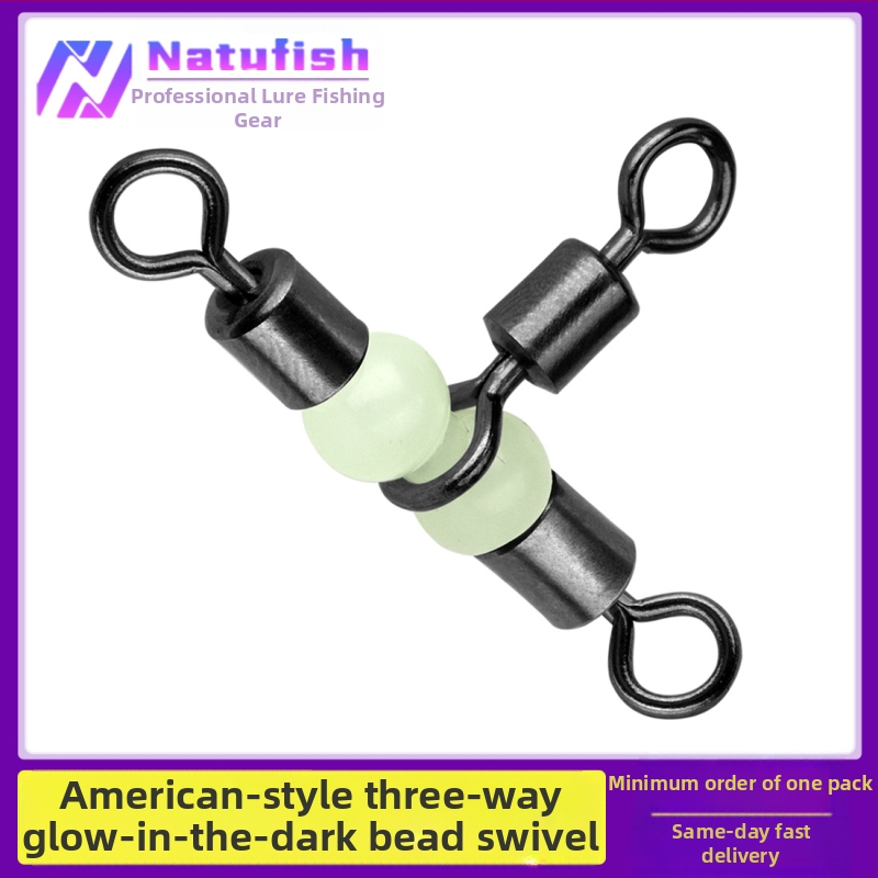 Öine kalapüük Ameerika kolmiknärvi helendav pöördevastane pealiini alamliini mähisega T-riba helendav helmes 8-rõngaga hargnemisühendus