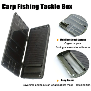Mitme sektsiooniga karpkalapüügivahendite kast, varustuse kast, õngekarp, abs-magnetilise kaanega plastkarp, püügivahendite magnetiline sulgur