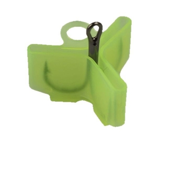 50 части, 5 модела, флуоресцентно жълт защитен калъф за рибарска кукичка, калъф за три кукички, калъф за три котвени кукички, калъф за тризъба кука