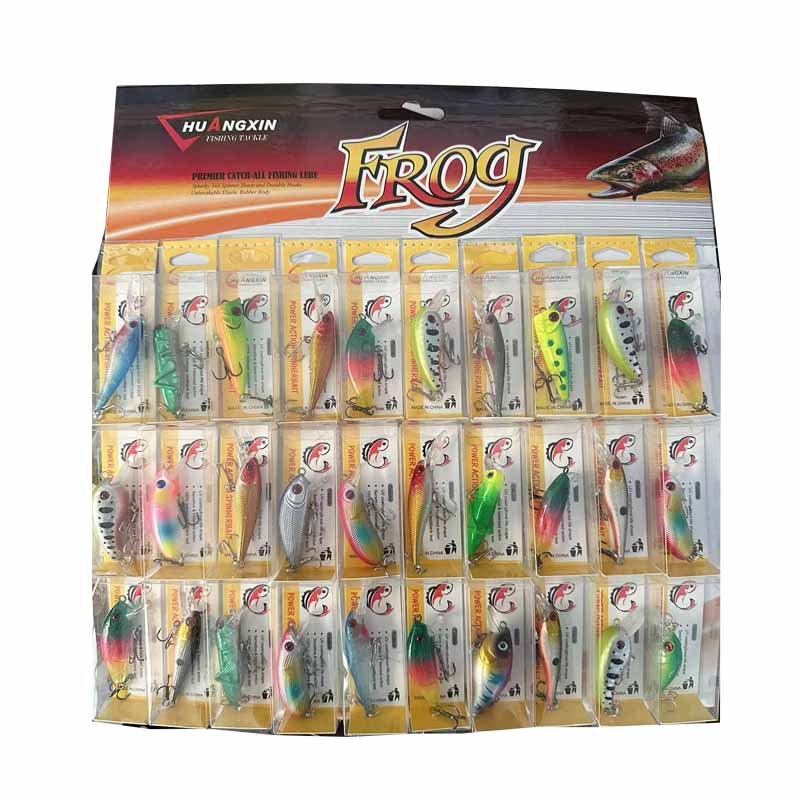 Didmeninė prekyba kietomis žuvimis, mažomis 3–6 cm Minopalua netikru masalu, tolimojo investavimo stiliaus, derančios spalvos.