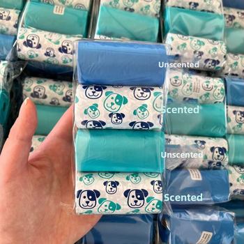 Sutirštintas šunų išmatų rinkimo maišelis su kvapu Sutirštintas skaidomas mielas šunų išmatų rinkimo maišelis Maišelis kakutėms rinkti Maišelis kakutėms rinkti