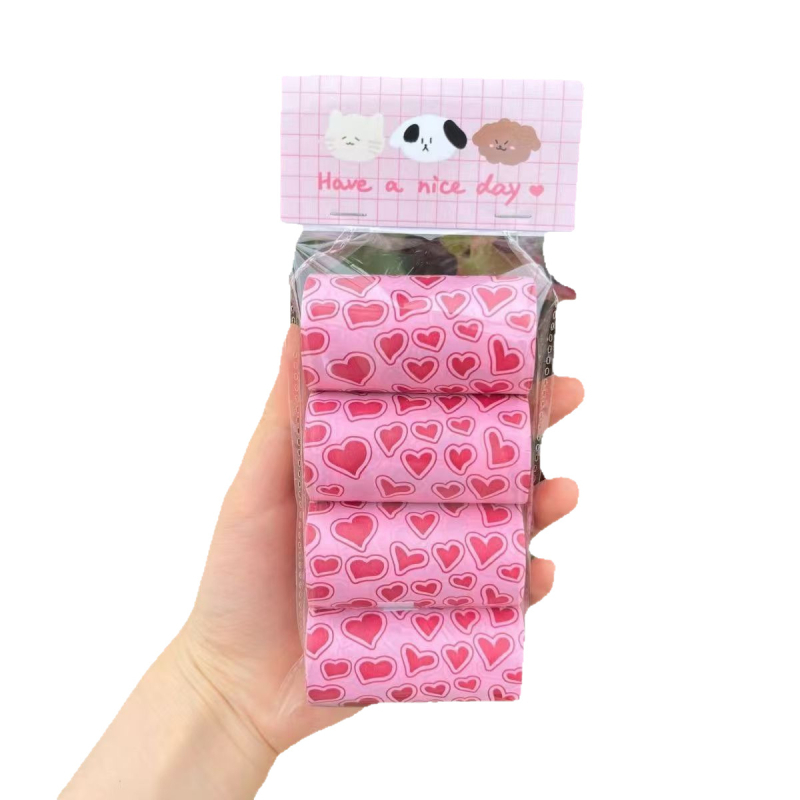 Sutirštintas šunų išmatų rinkimo maišelis su kvapu Sutirštintas skaidomas mielas šunų išmatų rinkimo maišelis Maišelis kakutėms rinkti Maišelis kakutėms rinkti