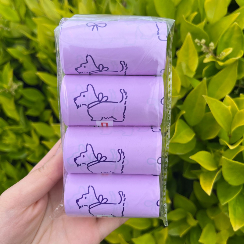 Sutirštintas šunų išmatų rinkimo maišelis su kvapu Sutirštintas skaidomas mielas šunų išmatų rinkimo maišelis Maišelis kakutėms rinkti Maišelis kakutėms rinkti