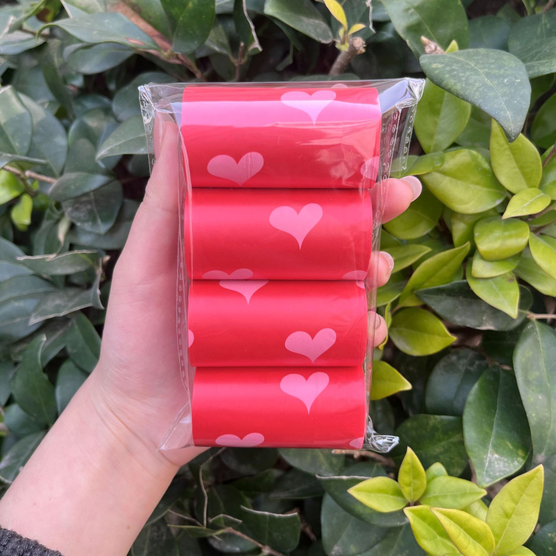 Sutirštintas šunų išmatų rinkimo maišelis su kvapu Sutirštintas skaidomas mielas šunų išmatų rinkimo maišelis Maišelis kakutėms rinkti Maišelis kakutėms rinkti