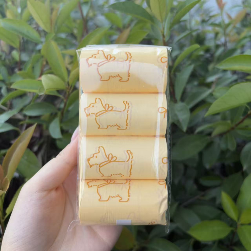 Sutirštintas šunų išmatų rinkimo maišelis su kvapu Sutirštintas skaidomas mielas šunų išmatų rinkimo maišelis Maišelis kakutėms rinkti Maišelis kakutėms rinkti