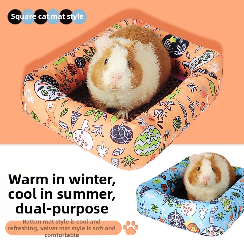 Cuib de pisică de vară, cuib răcoros, covoraș din ratan, covoraș pentru câini medii și mici, pat de pluș pentru animale de companie, cuib de gheață, provizii pentru pisici