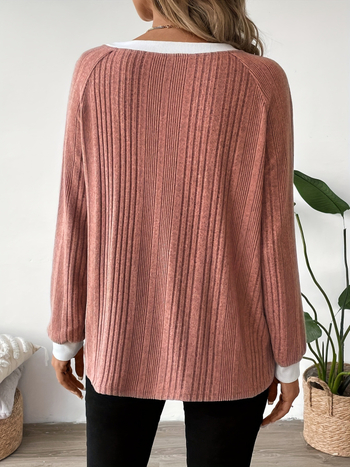 Φθινοπωρινό και Χειμερινό Γυναικείο Πουλόβερ με Στρογγυλή Λαιμόκοψη, Γυναικεία Κορυφαία Μόδα, Ευκολότερη για Ταιριαστό Μόδα Casual