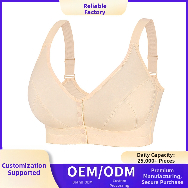 Σουτιέν Extra Large σε Ευρωπαϊκό και Αμερικανικό μέγεθος, ρυθμιζόμενες τιράντες ώμου, διασυνοριακό, δημοφιλές, γυαλιστερό μπροστινό κουμπί, μεγάλο μέγεθος, εσώρουχα