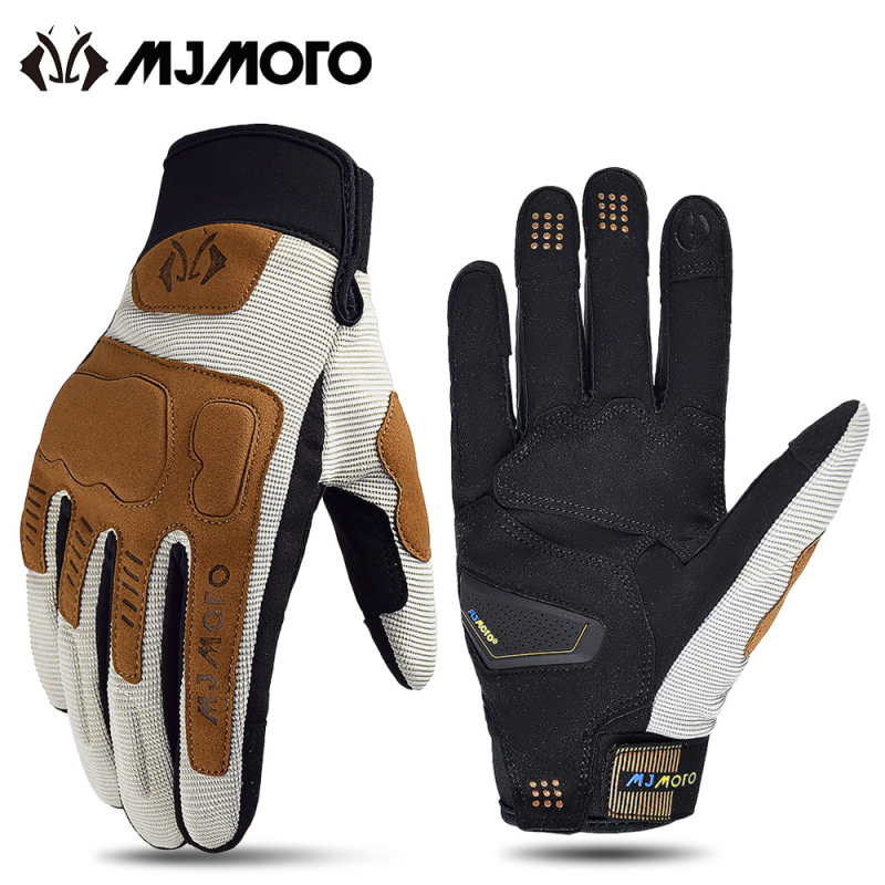MJMOTO есенни и зимни ръкавици за спорт на открито, шосейно колоездене, дишащи, неплъзгащи се, устойчиви на износване, омекотяващи, анти-сблъскващи, сензорен екран