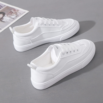 Λευκά Γυναικεία Παπούτσια 2024 Νέες Παραγγελίες Φοιτητών Κορεάτικου Στυλ All-match Επίπεδα Λεπτά Καλοκαιρινά Παπούτσια Γυναικεία Λίστα Μοντέρνων Παπουτσιών Hyun-a
