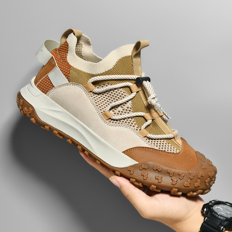 2025 tavaszi és nyári szabadtéri túrázáshoz való, terepjáró túracipő férfiaknak és nőknek, vastag talpú, növekvő magasságú, könnyű, utazáshoz alkalmas pároknak