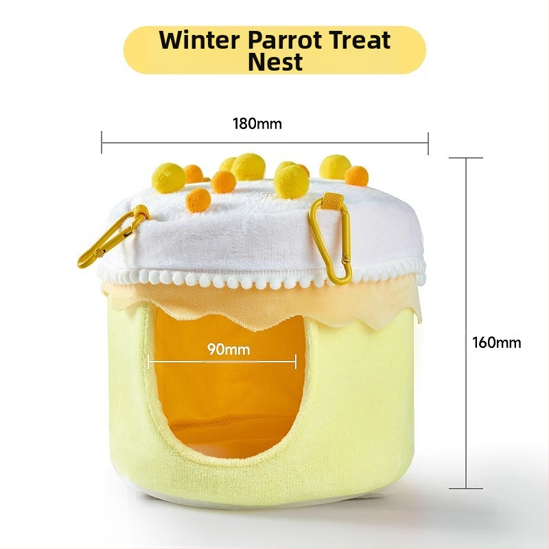 Yee papagoikoogist linnupuuvillast pesa, talvine tiigrinahast pojengist, Xuanfengi soe magamispesa, võrkkiik, rippuv linnupesa, eritarvikud