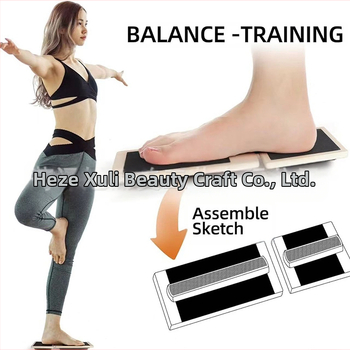 Νέα ξύλινη σανίδα τεντώματος ποδιών, σανίδα ισορροπίας, διόρθωση στάσης, σταθεροποιητής αστραγάλου, μπαλέτου, μασίφ ξύλινος προπονητής