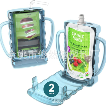 Uue beebi topsihoidja piimale, reguleeritav lekkekindel anum, beebipiim, joogivesi, lekkekindel ülemine käepide, kandik