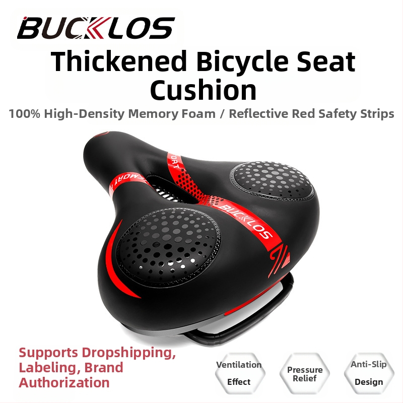 Dviračio sėdynės pagalvėlė, amortizacija, patogi, praplatinta ir pastorinta, kalnų dviračio sėdynės pagalvėlė, dviračio sėdynės pagalvėlių priedai