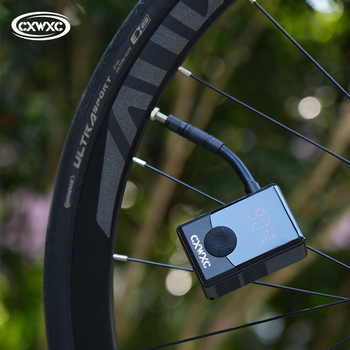 Αντλία ποδηλάτου Cxwxc Mountain Road Ηλεκτρική αντλία φουσκώματος Υψηλής πίεσης Φορητή μίνι ψηφιακή αντλία αέρα οθόνης