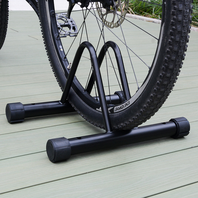 Jalgratta parkimisraam Kolmesegmendiline ühendatud mägiratta maapealne parkimisraam Jalgratta näidisraam