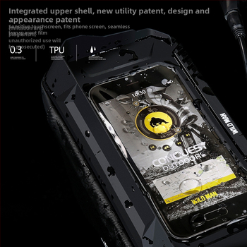 WILD MAN μπροστινή τσάντα αυτοκινήτου, τσάντα ποδηλάτου, τσάντα κινητού τηλεφώνου με σκληρό κέλυφος EVA, μπροστινή τσάντα ηλεκτρικού skateboard, πτυσσόμενη τσάντα ποδηλάτου