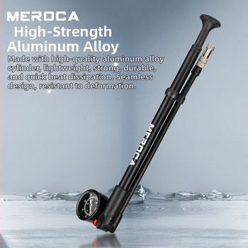 MEROCA αμορτισέρ υψηλής πίεσης φουσκωτό ποδήλατο με πνευματικό μπροστινό πιρούνι, φορητή αντλία αέρα 300PSI