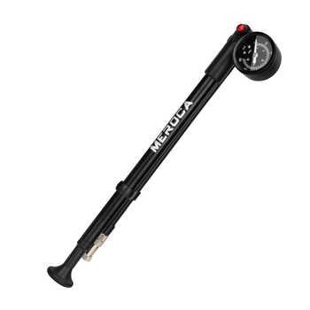 MEROCA αμορτισέρ υψηλής πίεσης φουσκωτό ποδήλατο με πνευματικό μπροστινό πιρούνι, φορητή αντλία αέρα 300PSI