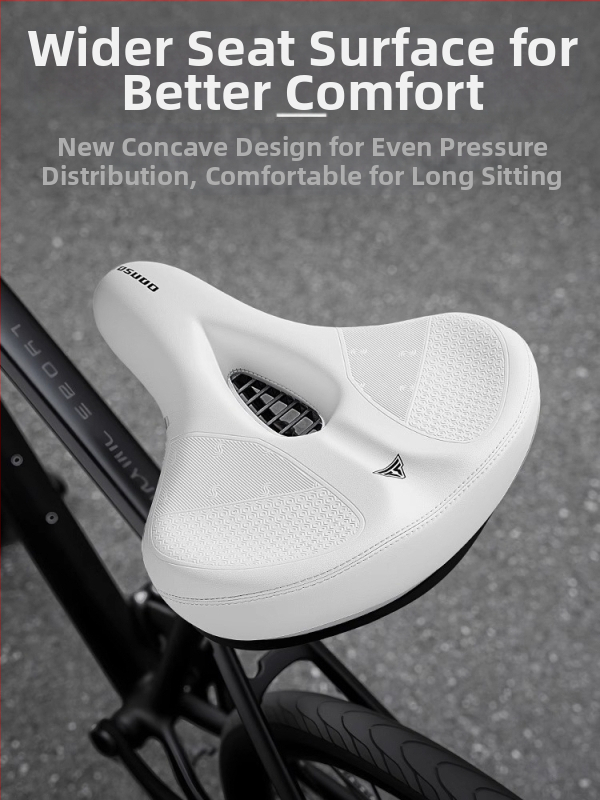 Възглавница за седалка за велосипед Captain Tas, удебелена силиконова седалка, супер мека седалка, аксесоари за велосипеди