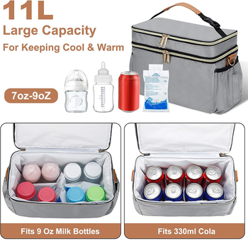 Uus rinnapiima jahutatud jääkott, kantav rinnaimemiskott, tööreisimiseks mõeldud rinnapiima hoiustamise pudeli soojendajakott