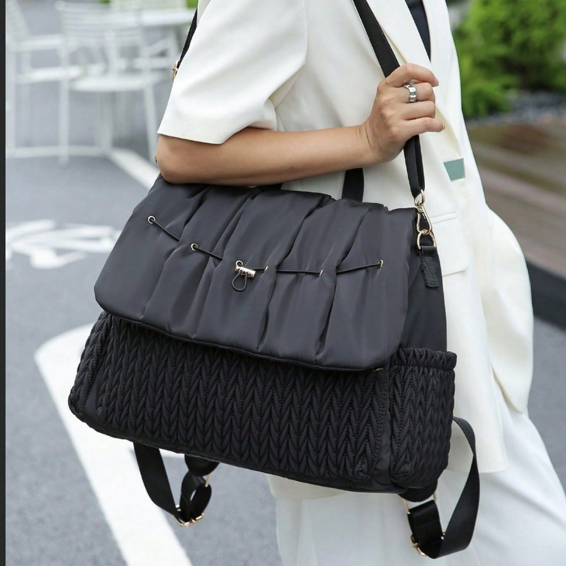 Tepitud tikitud õlakott muumiale, suure mahutavusega, moodne õlakott, kaasaskantav emakott, õues kasutatav reisimiseks mõeldud isolatsiooniga veekindel mähkmekott