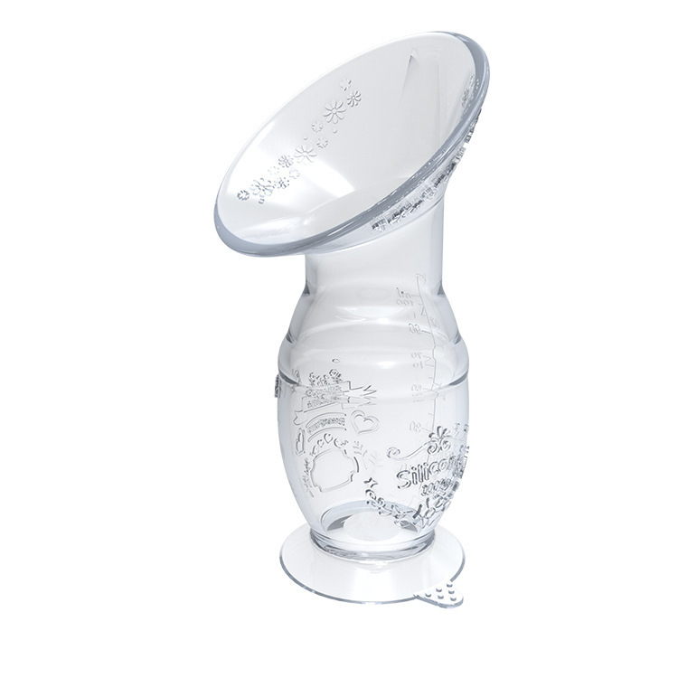 Naujas pieno surinktuvas su siurbtuku, pilnas silikoninis rankinis krūties pompa, krūties pompa, motinos pieno surinktuvas, pieno nuotėkio melžimo aparatas