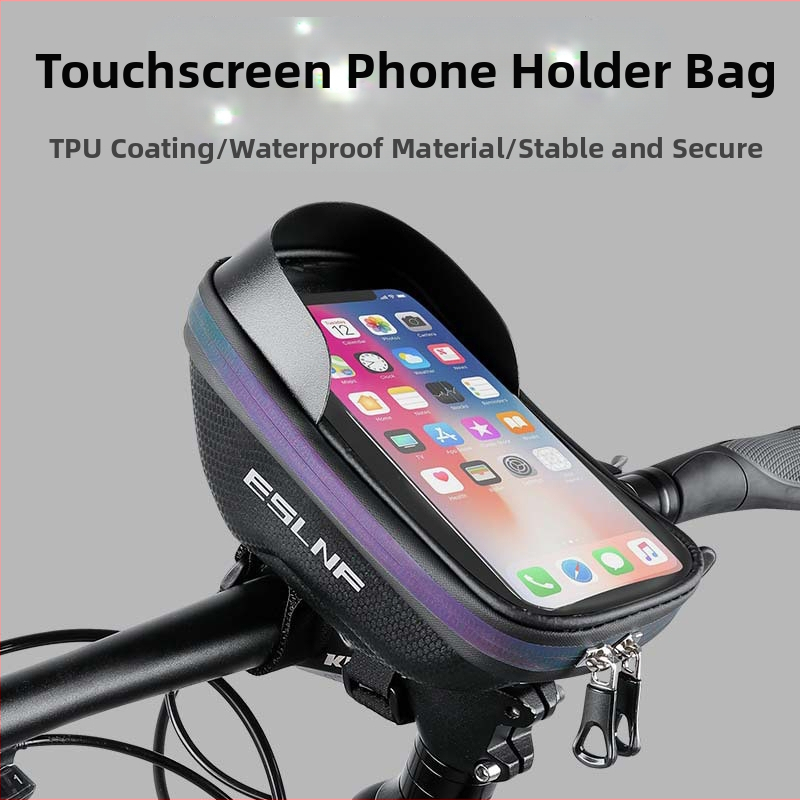 ESLNF kerékpártáska nagy kapacitású kerékpár fejtáska hegyi kerékpár vízálló felsőcső táska színes motoros táska