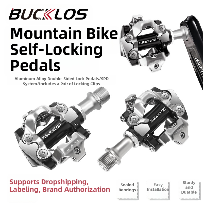 Dviračio užrakto pedalas iš aliuminio lydinio, dvipusis kalnų savaime užsifiksuojantis pedalas, greičio reguliavimo sistema M8100, dviračių priedai su užraktu