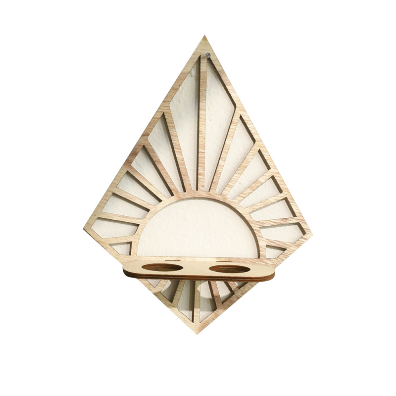 Amazon határokon átnyúló ventilátor fa üreges zöld rózsa kreatív növény hidroponikus váza otthoni faldekoráció nagykereskedelem