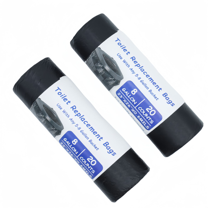 Мобилна тоалетна чанта за почистване, тоалетна за еднократна употреба, специално за бременни жени и възрастни хора, разградима удебелена тоалетна чанта за боклук