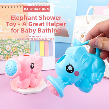 Mazā ziloņa dušas vannas rotaļlieta bērniem Bērnu laistīšanas pudele Vannas aerosols Šampūna krūze Ūdens spēle Ziloņa duša