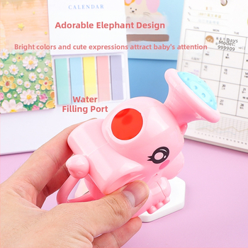 Mazā ziloņa dušas vannas rotaļlieta bērniem Bērnu laistīšanas pudele Vannas aerosols Šampūna krūze Ūdens spēle Ziloņa duša