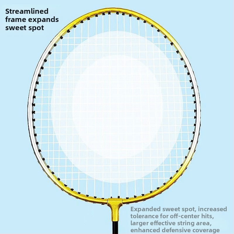Експлозии на склад за възрастни бадминтон ракета за начинаещи, феро сплав, сплит ракета, поколение коса