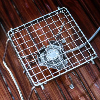 Εξωτερική βάση εστίας από ανοξείδωτο χάλυβα, φορητή βάση ψησταριάς, βάση πλάκας ψησταριάς, μικρή τσάντα μεγέθους