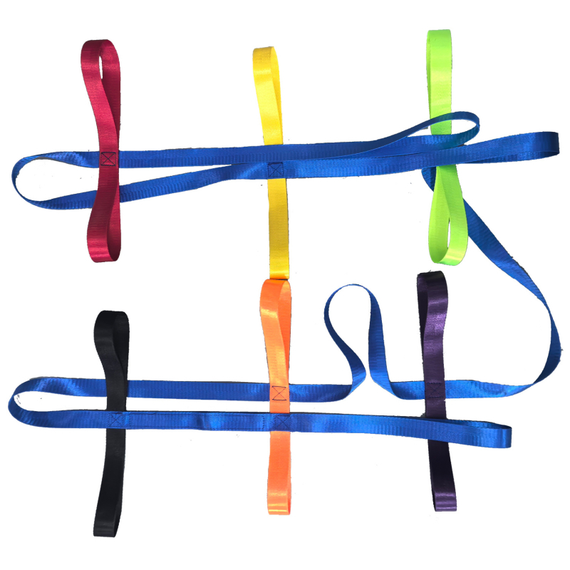 Vaikų saugos virvė darželio mokyklai, apsauganti nuo pametimo nailono traukos virvė, ikimokyklinio amžiaus vaikų eilė, spalvinga virvė