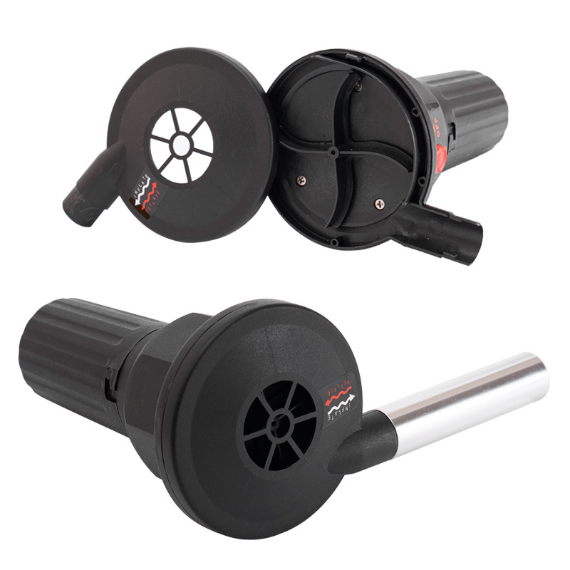 Piiriülene grilli elektriline puhur BBQ-põleti mini kaasaskantav föön telkimispikniku tuletööriist