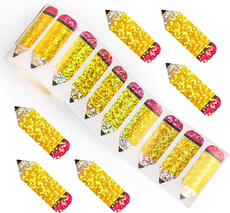 500 kleebist/pühade laserkleebised, sildid, kontoritarvete dekoratiivsildid, sulgemiskleebised