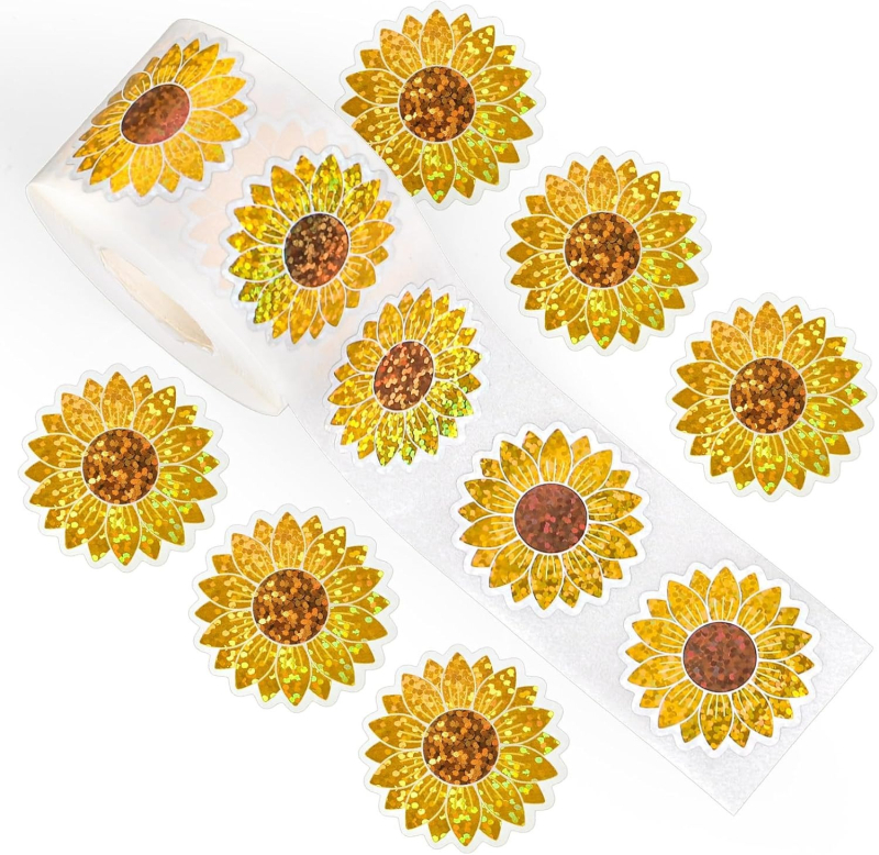 500 kleebist/pühade laserkleebised, sildid, kontoritarvete dekoratiivsildid, sulgemiskleebised